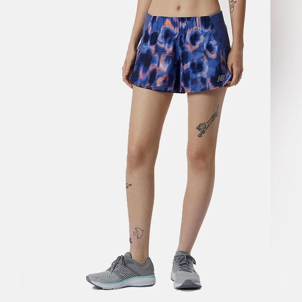 NWT New Balance Women's Impact Run 3 Inch Short “Nightsky”, size L (MSRP $45) - Picture 13 of 15